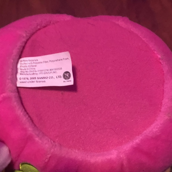 Hello Kitty Pink and Yellow Plush Bag 2005 - Picture 3 of 3